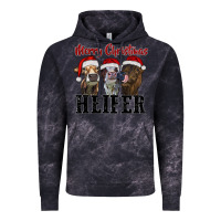 Cloud Black merry christmas heifer Vintage Hoodie - RanaPortraitStore