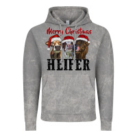 Cloud Rock merry christmas heifer Vintage Hoodie - RanaPortraitStore