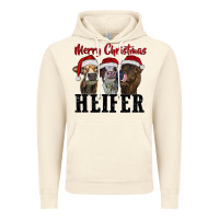 Vintage Artic merry christmas heifer Vintage Hoodie - RanaPortraitStore