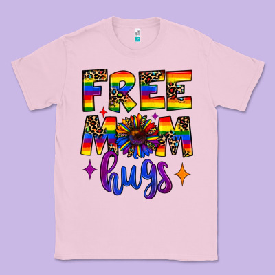Free Mom Hugs Classic Tee Designed By Jahusdesignshop