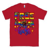 Red free mom hugs Classic Tee - JahusDesignShop
