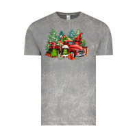 Cloud Rock merry christmas truck afro gnomies Vintage Tee - FaDigitalArtStudio
