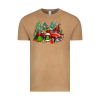 Vintage Camel merry christmas truck afro gnomies Vintage Tee - FaDigitalArtStudio