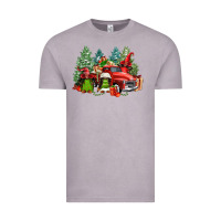 Vintage Zinc merry christmas truck afro gnomies Vintage Tee - FaDigitalArtStudio