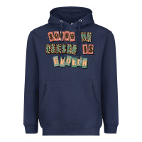 Navy sorry my filter is broken Heavyweight Hoodie - MaliasSmallBusiness