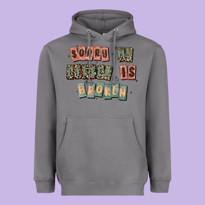 Sorry My Filter Is Broken Heavyweight Hoodie Designed By Maliassmallbusiness