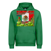 Emerald Mexican Flag Urban Hoodie - texasbilliewilder