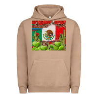 Pigment Burro Mexican Flag Urban Hoodie - texasbilliewilder