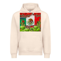 Sandshell Mexican Flag Urban Hoodie - texasbilliewilder