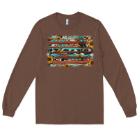 Chestnut sunflower gemstone background Long Sleeve Tee - JahusDesignShop