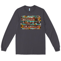 Smoke sunflower gemstone background Long Sleeve Tee - JahusDesignShop