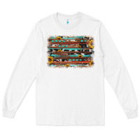 White sunflower gemstone background Long Sleeve Tee - JahusDesignShop