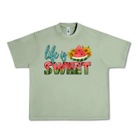 Oil Green life is sweet Urban Heavy Tee - HRA Design Shop
