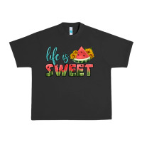 Pigment Black life is sweet Urban Heavy Tee - HRA Design Shop