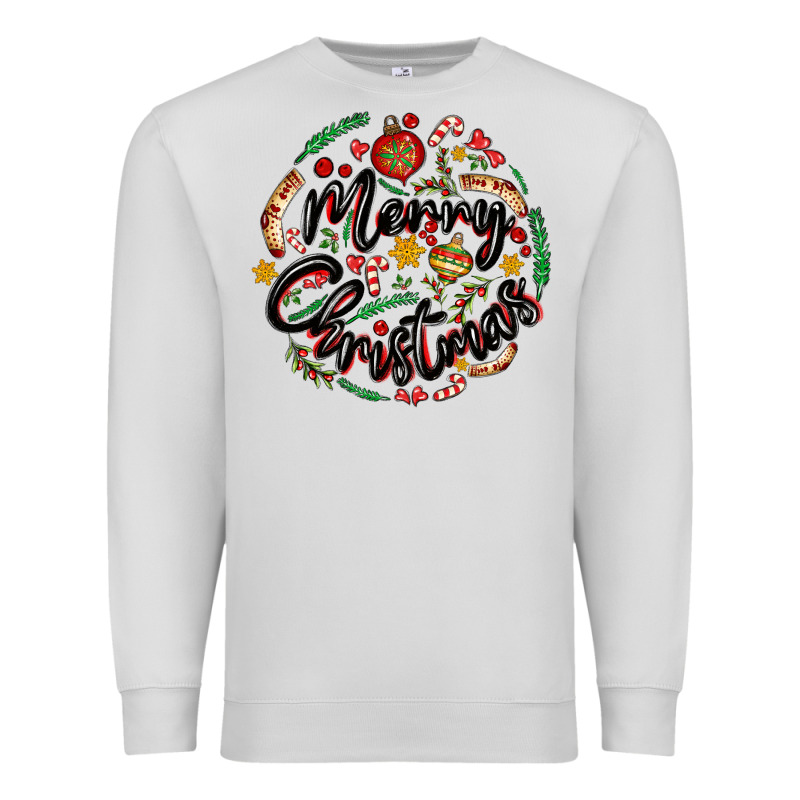 Merry Christmas Premium Sweatshirt by MaliasSmallBusiness | Teevron