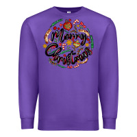 Purple merry christmas Premium Sweatshirt - MaliasSmallBusiness
