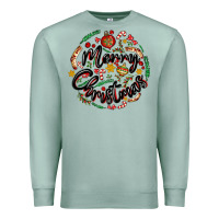 Seafoam merry christmas Premium Sweatshirt - MaliasSmallBusiness