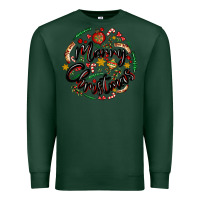 Sports Green merry christmas Premium Sweatshirt - MaliasSmallBusiness