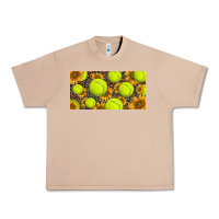 Burro tennis ball with sunflower and racket  licence plato Urban Heavy Tee - BarkalooDesign