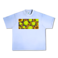 Tennis Ball With Sunflower And Racket  Licence Plato Urban Heavy Tee | Teevron