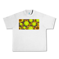 Lunar Rock tennis ball with sunflower and racket  licence plato Urban Heavy Tee - BarkalooDesign