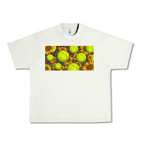 Pistachio tennis ball with sunflower and racket  licence plato Urban Heavy Tee - BarkalooDesign