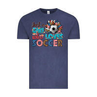 Vintage Denim just a girl who loves soccer Vintage Tee - HRA Design Shop