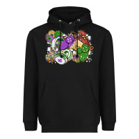 Black gamer mardi gras game controller Heavyweight Hoodie - MaliasSmallBusiness