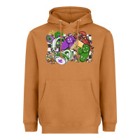 Meerkat gamer mardi gras game controller Heavyweight Hoodie - MaliasSmallBusiness