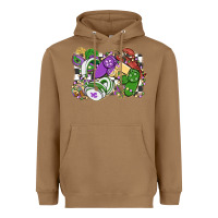 Toasted Coconut gamer mardi gras game controller Heavyweight Hoodie - MaliasSmallBusiness