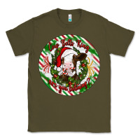 Army Green Christmas cow bells ring are you listening Classic Tee - Artiststas