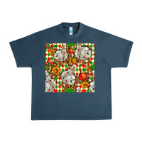 Midnight Navy christmas leopard duck Urban Heavy Tee - FaDigitalArtStudio