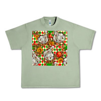 Oil Green christmas leopard duck Urban Heavy Tee - FaDigitalArtStudio