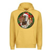 Antique Gold Boer Goat Christmas Premium Hoodie - LillyAllenDesigns