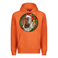Carrot Boer Goat Christmas Premium Hoodie - LillyAllenDesigns