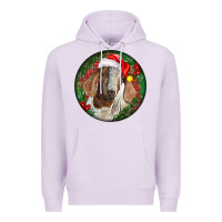 Lilac Boer Goat Christmas Premium Hoodie - LillyAllenDesigns