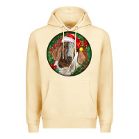 Pina Colada Boer Goat Christmas Premium Hoodie - LillyAllenDesigns