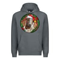 Rock Boer Goat Christmas Premium Hoodie - LillyAllenDesigns