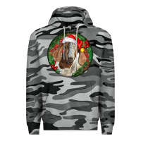 Slate Camo Boer Goat Christmas Premium Hoodie - LillyAllenDesigns