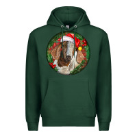 Sports Green Boer Goat Christmas Premium Hoodie - LillyAllenDesigns