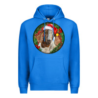 True Royal Boer Goat Christmas Premium Hoodie - LillyAllenDesigns
