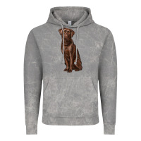Cloud Rock labrador retriever Vintage Hoodie - RanaPortraitStore