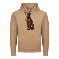 Vintage Coffee labrador retriever Vintage Hoodie - RanaPortraitStore
