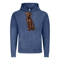 Vintage Denim labrador retriever Vintage Hoodie - RanaPortraitStore
