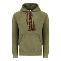Vintage Olive labrador retriever Vintage Hoodie - RanaPortraitStore