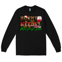 Black mommy needs her jingle juice Long Sleeve Tee - AdoDesignShop
