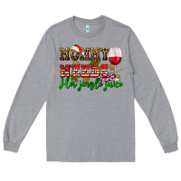 Heather Grey mommy needs her jingle juice Long Sleeve Tee - AdoDesignShop