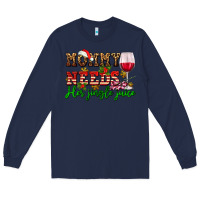 Navy mommy needs her jingle juice Long Sleeve Tee - AdoDesignShop