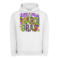 Pigment Lunar Rock Little miss Mardi Gras Urban Hoodie - NancyCooperArtShop