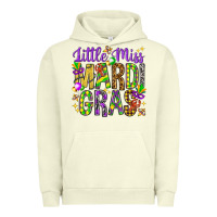 Pigment Pistachio Little miss Mardi Gras Urban Hoodie - NancyCooperArtShop